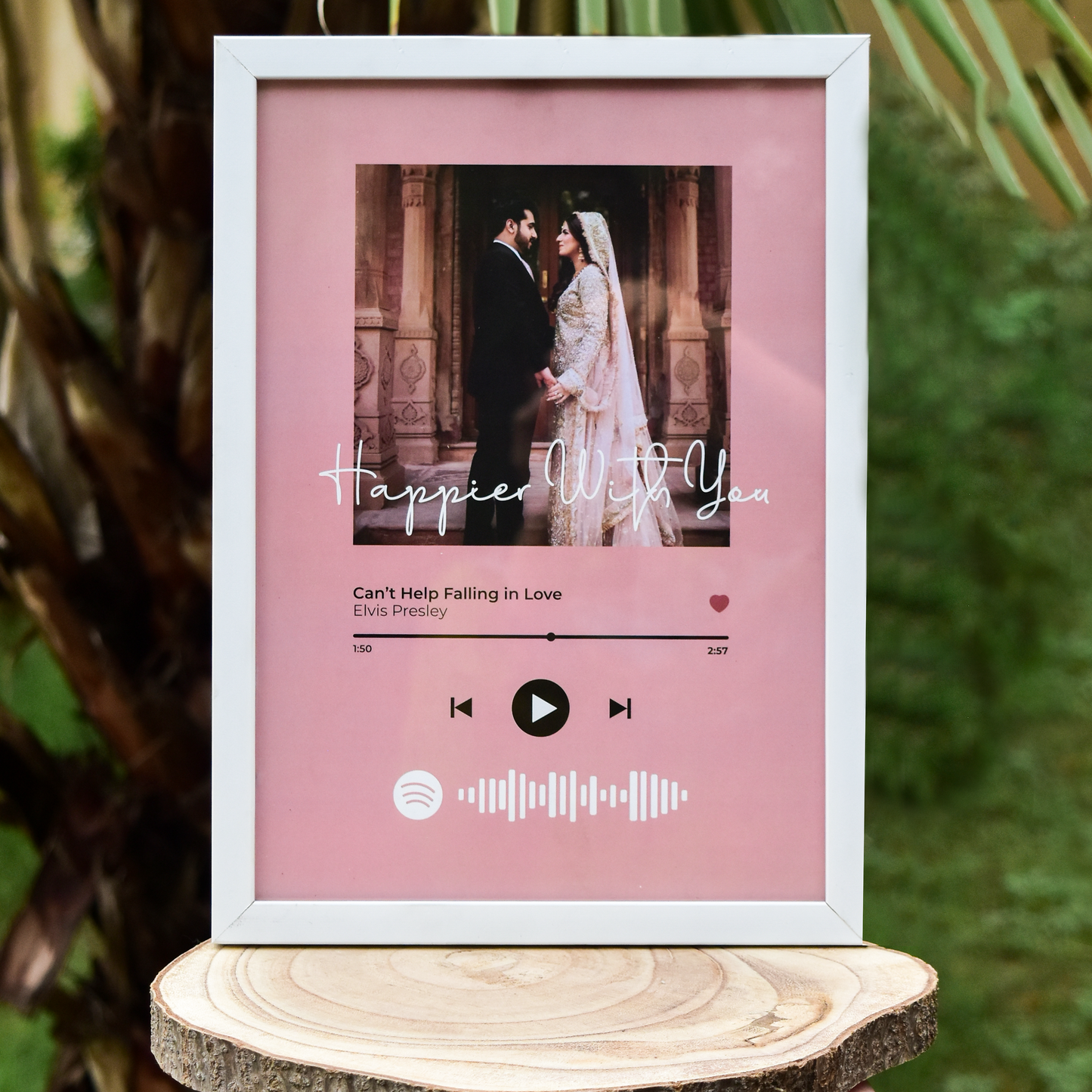 "Happier with You" Spotify Frame