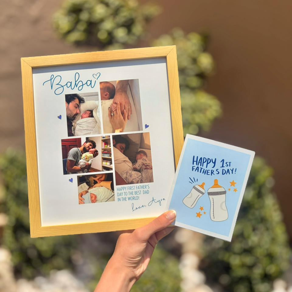 First Father's Day Collage Frame