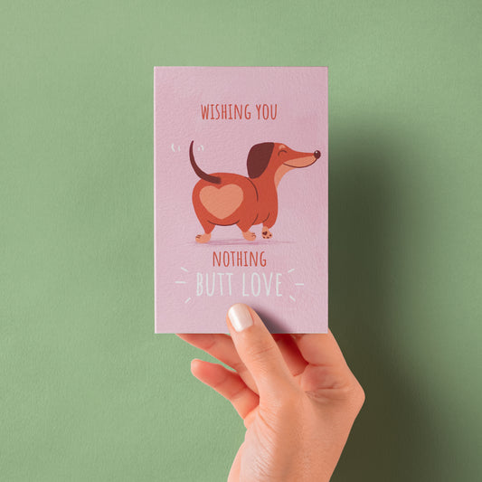 Butt love card
