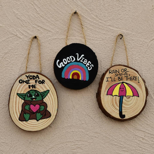 Mini Hanging Woodslice