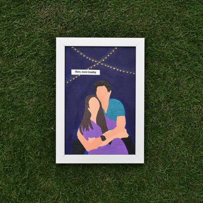 Handpainted Portrait Frame