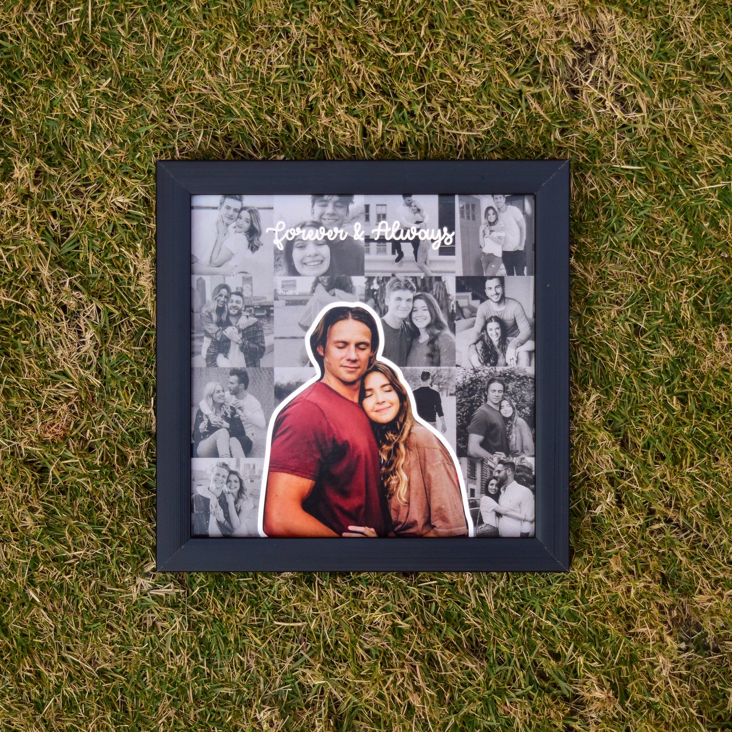 "Forever & Always" Collage Frame