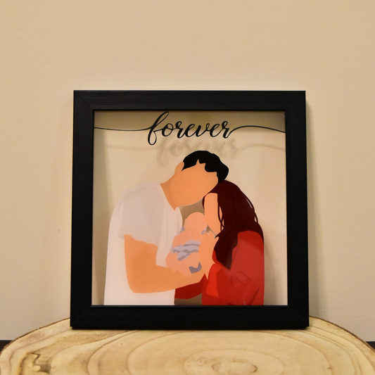 "Forever" Acrylic Portrait