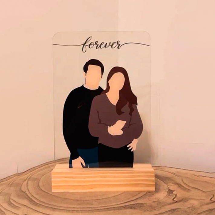 "Forever" Acrylic Portrait