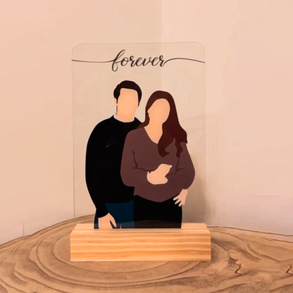 "Forever" Acrylic Portrait