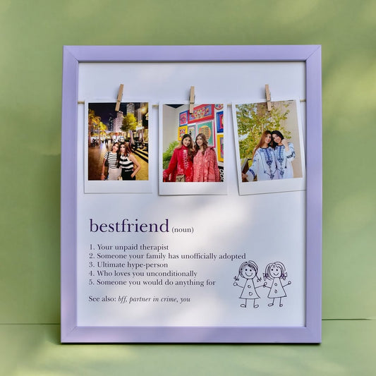 Coloured Definition Polaroid Frame