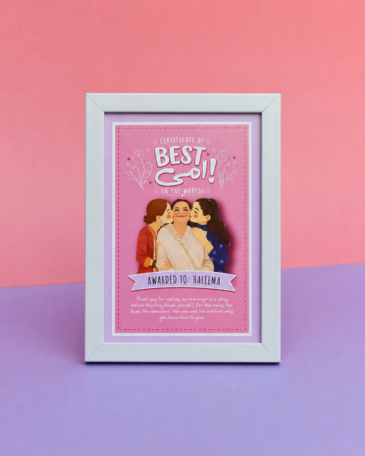 “Best Ami” Certificate With Illustration