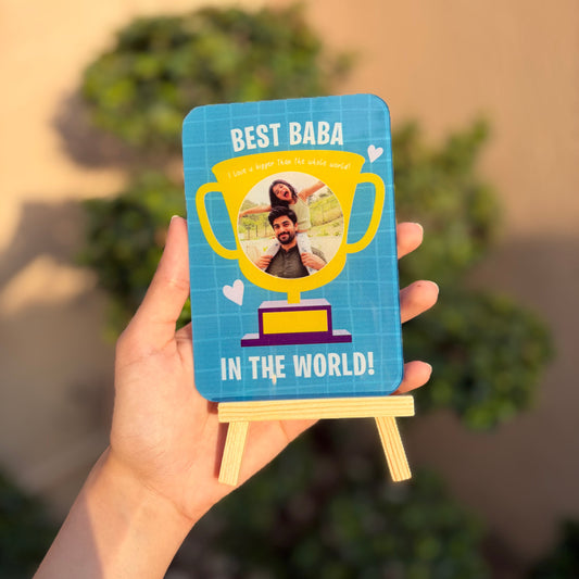 Best Baba In The World Mini Acrylic Stand