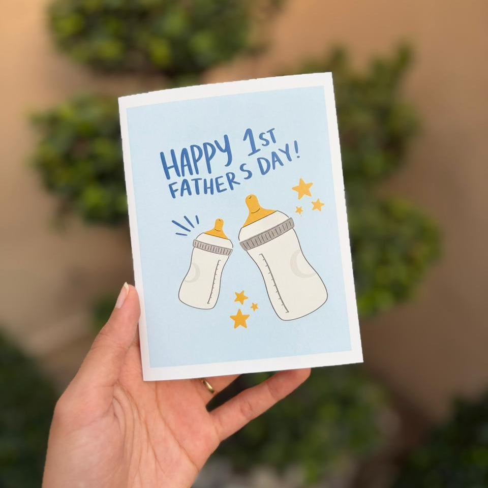 1st Father's Day Card
