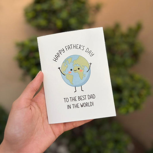 Best Dad In The World Card