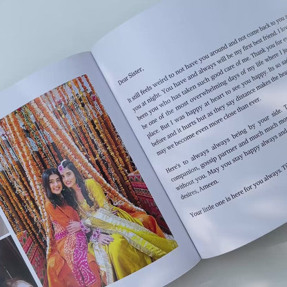 Letters to bride Booklet